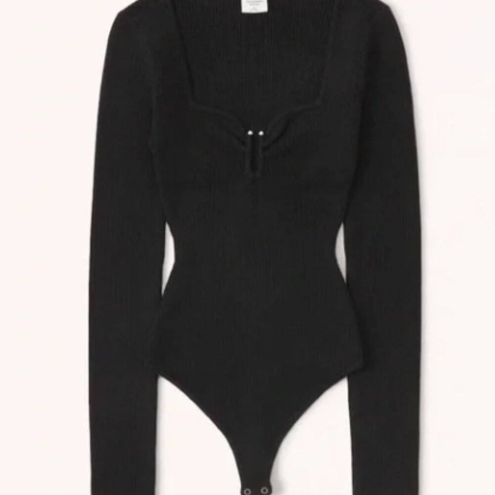 Abercrombie & Fitch Long Sleeve Hardware Bodysuit